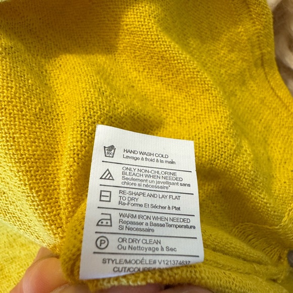 SALE! Vince Long Sleeve Hi Lo Cotton Pullover size Small - Picture 8 of 14